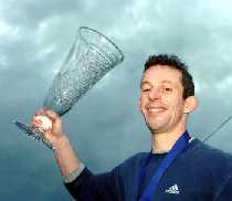 Winner of the 2004 New Year Sprint - George Charlton of North Shields.