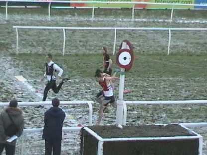 Nick Smith winning the Backmarkers 110 metres Handicap.