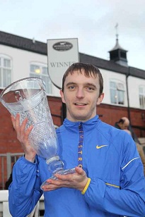 143rd New Year Sprint winner Graeme Lister of Kirkcaldy.