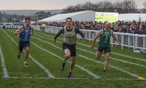 Ian Horsburgh winning the 151st New Year Sprint, January 2020