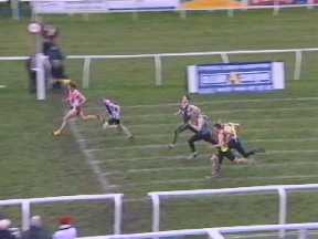 James Cunningham comfortably winning the Backmarkers Invitation from Nick Smith.