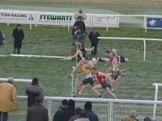 Finish of the 120yds Backmarkers race.